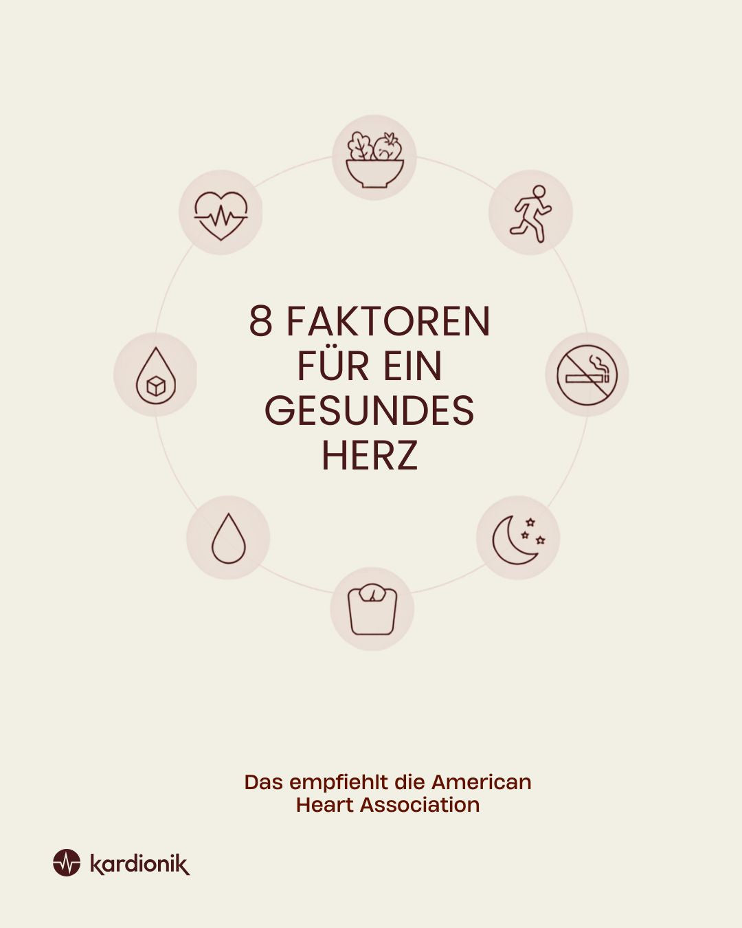 Die 8 Faktoren für ein gesundes Herz